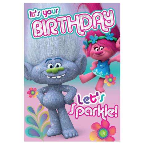 Lets Sparkle! Trolls Birthday Card £1.89